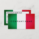 Buscar italia tarjetas de visita banderines