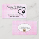 Buscar papás tarjetas de visita Perro