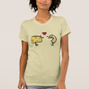 Buscar macarrones con queso camisetas Corazón