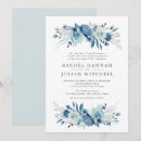 Buscar luna azul invitaciones Azul y blanco