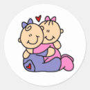 Buscar bebés gemelos pegatinas Recién nacido