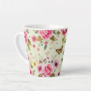 Buscar mariposas y rosas tazas Flores
