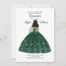 Buscar quinceanera verde invitaciones Latina mexicana