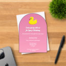 Buscar pato de goma invitaciones Para niños