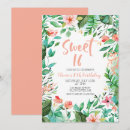 Buscar aloha invitaciones Flores tropicales