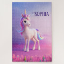 Buscar unicornio lindo puzzles Chica