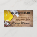 Buscar duro tarjetas de visita Construcción