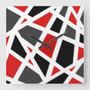 Buscar red black white relojes de pared Modern
