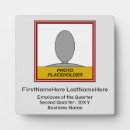 Buscar empleado del mes placas fotograbadas Empleados