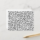 Buscar leopardo blanco y negro postales Para ella