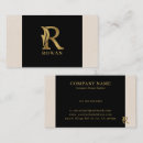 Buscar letras doradas tarjetas de visita Elegante