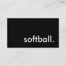 Buscar softball tarjetas de visita Deportes