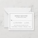 Buscar tradicional tarjetas rsvp Elegante