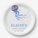 Buscar medusa bebé papel platos Mar