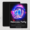 Buscar halloween neón invitaciones Cráneo