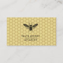 Buscar abeja tarjetas de visita Vintage