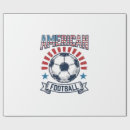 Buscar juvenil papel de regalo Diseño de fútbol