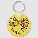 Buscar abejas lindas llaveros Amarillo