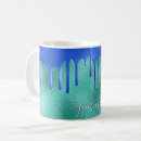 Buscar verde metálico tazas Guión