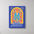 Buscar escarabajo lienzos Superhéroe de escarabajo azul