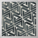 Buscar azulejo geométrico posters Gris