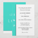 Buscar turquesa y blanco invitaciones General y unisex