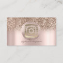Buscar rose gold glitter tarjetas de visita Modern
