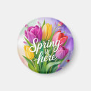 Buscar ramo de la primavera imanes Acuarela