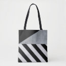 Buscar diagonal rayada bolsos Negro