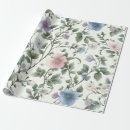 Buscar diseño botánico papel de regalo Floral