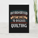 Buscar quilting tarjetas Introvertido