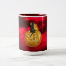 Buscar diablo rojo tazas Halloween