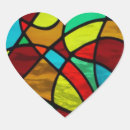 Buscar manchado pegatinas Corazón