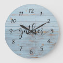 Buscar reuniones relojes de pared Rústico