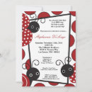 Buscar lady bug invitaciones 5x7