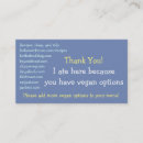 Buscar activist tarjetas de visita Vegano