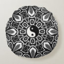 Buscar tatuaje tribal cojines Blanco y negro