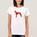 Buscar whippet camisetas Silueta