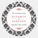 Buscar damasco blanco y negro pegatinas Invitados