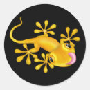 Buscar lagarto pegatinas Amarillo