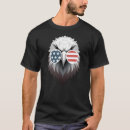 Buscar águila de la bandera americana camisetas Blanco rojo y azul