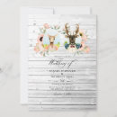 Buscar ciervos rústicos invitaciones Boho