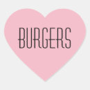Buscar rápido corazon pegatinas Hamburguesa