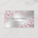 Buscar flor cerezo de tarjetas de visita Salón de belleza
