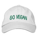 Buscar vegano bordadas gorras Veganism