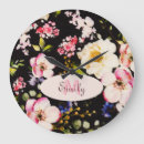 Buscar estampados flores de relojes de pared Para todos