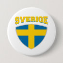 Buscar de la bandera suecia chapas Patriótico