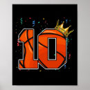 Buscar número 10 posters Baloncesto