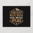 Buscar violines postales Músico