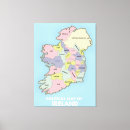 Buscar mapa de irlanda lienzos Cartografía